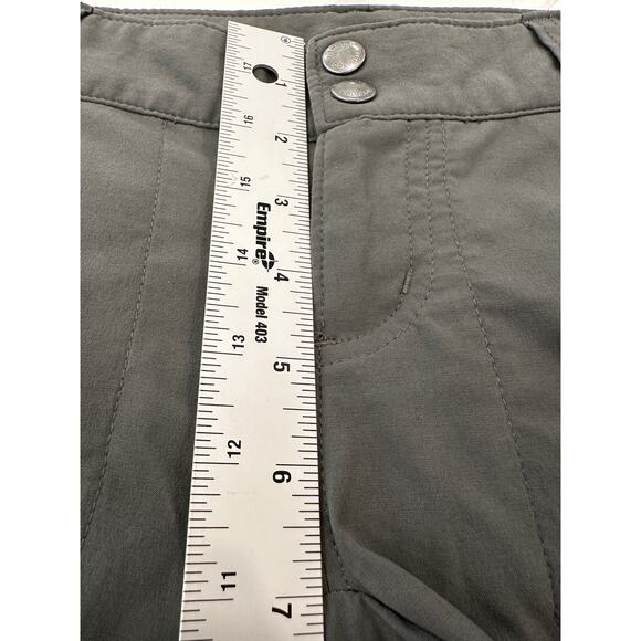 Columbia Omni-Shield Advanced Repellency Gray Capri Pants Women's Sz 2 Hiking - Picture 9 of 10